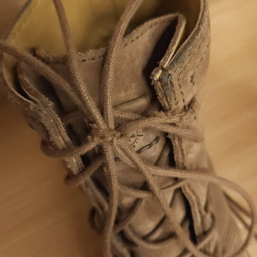 Bussola Kalahari Women's Tan Leather Lace Up Ankle Boots 7 - Picture 7 of 10